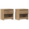 vidaXL &ouml;&ouml;kapid 2 tk Artisan Oak 40x30x39 cm Engineered Wood