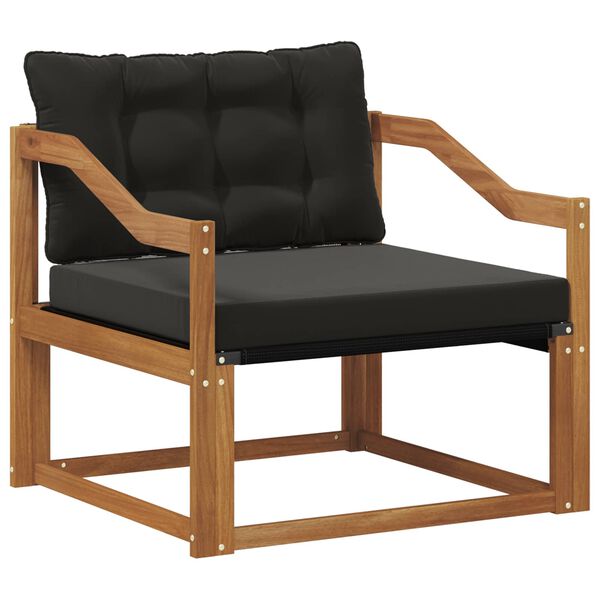 vidaXL V&auml;li diivanikomplekt Tugev acacia puit ja Textilene Neutraalne