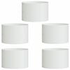 vidaXL Istiku r&otilde;ngas 5 pcs Valge 30 x 30 x 20 cm K&uuml;lmvalmistatud teras