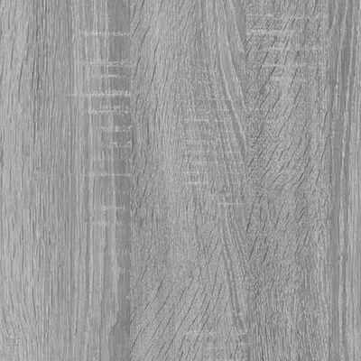 vidaXL raamatukapp/ruumijagaja, hall Sonoma tamm, 60 x 24 x 186 cm