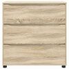 vidaXL Hoiukapp Sonoma tamm 80 x 31 x 81 cm Tehispuit