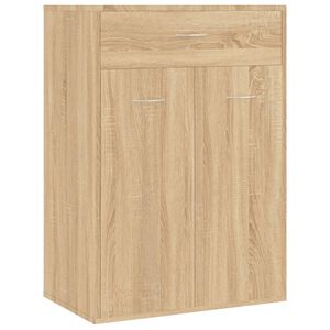 vidaXL kingakapp, Sonoma tamm, 60 x 35 x 84 cm, tehispuit