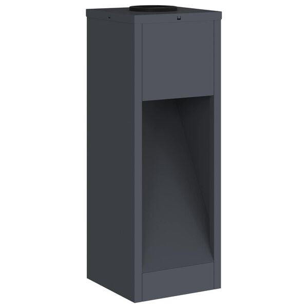 vidaXL Päikese Led Rada Valgus 2 pcs Antratsiit Külmvaltsitud teras