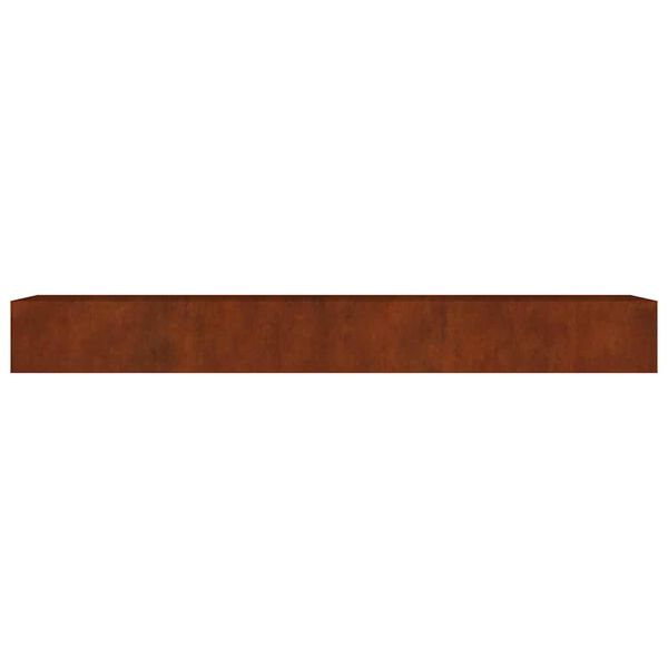 vidaXL taimekast, 360 x 80 x 40 cm, Corten-teras