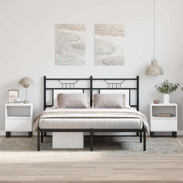 vidaXL &ouml;&ouml;kapid 2 tk, valge, 40 x 35 x 50 cm, tehispuit