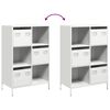 vidaXL Highboard Valge 68x39x103,5 cm Teras