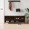 vidaXL jalatsikapp, pruun tamm, 131 x 35 x 50 cm, tehispuit