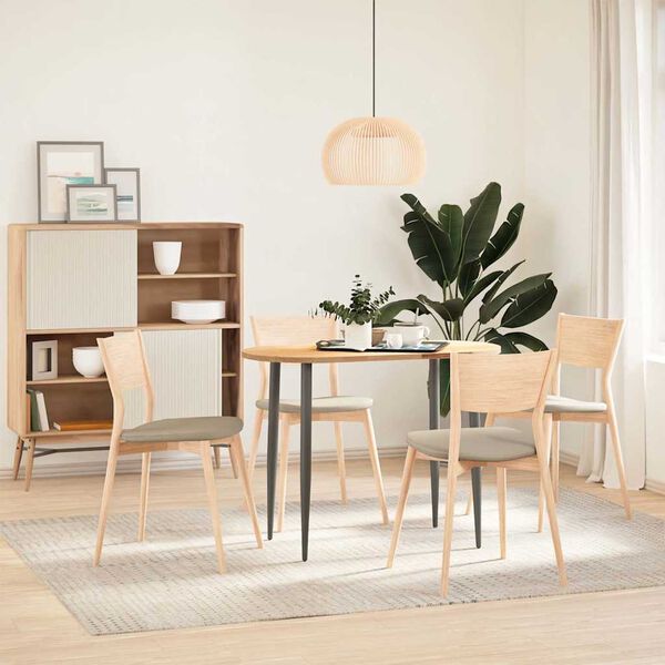 vidaXL lauaplaat, 100 x 50 x 2 cm, tammepuit ovaalne