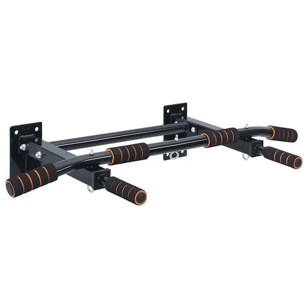 VidaXL Tõmbekang Must ja punane 92 x 51 x 18 cm Pulbervärvitud Teras