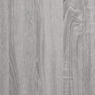 vidaXL riiulitega konsoollaud, hall Sonoma tamm, 75 x 30 x 80 cm