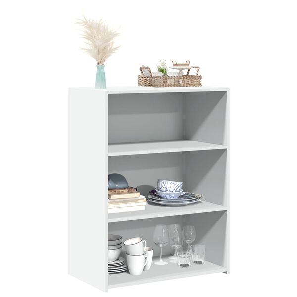 vidaXL puhvetkapp, valge, 70 x 41 x 93 cm, tehispuit