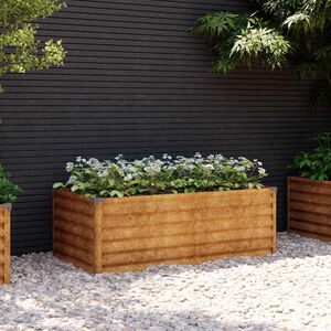 vidaXL aiapeenar 100 x 50 x 36 cm Corten terasest