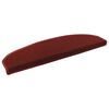 vidaXL Iseliimuvad treppimatid 15 pcs Bordeaux punane