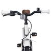 vidaXL Laste Bike 18 Tolli 5-7 aastastele Valge
