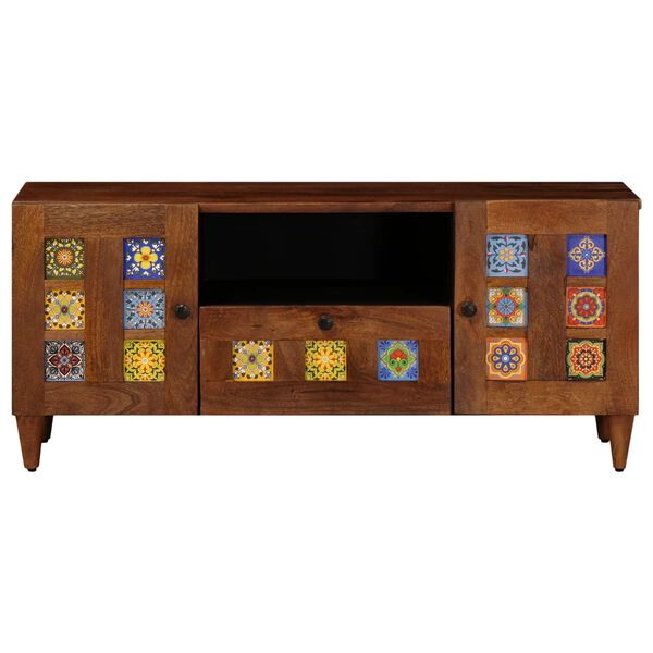 vidaXL Telerikapp sahtliga P&auml;hklipuit 105 x 33 x 46 cm Tugev mango puu