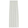 vidaXL Voile Kardin kardinatega 2 pcs cream 245 x 140 cm Pol&uuml;ester