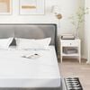 vidaXL kaitsemadrats, valge, 120x200 cm, veekindel