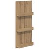 vidaXL Ajakirja riiul riiuliga K&auml;sit&ouml;&ouml;puu 43 x 11 x 102 cm Tehispuit