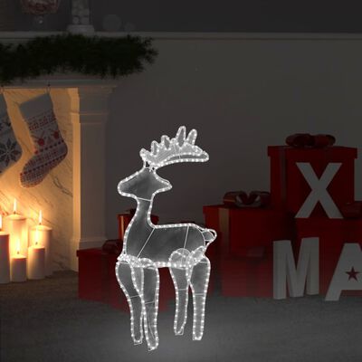 vidaXL jõulukaunistus võrguga, 306 LEDi, 60 x 24 x 89 cm