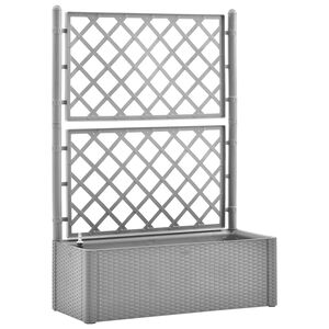 vidaXL peenrakast v&otilde;re ja kastmiss&uuml;steemiga, hall