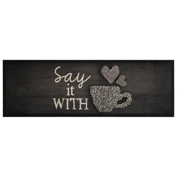 vidaXL k&ouml;&ouml;givaip, pestav, kruus, must, 60 x 180 cm, samet