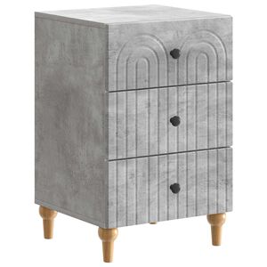 vidaXL &Ouml;&ouml;lambi kapp sahtliga Betoonhall 43x 41 x 66,5 cm Tehispuit