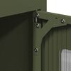vidaXL Highboard Olive Green 68x39x123 cm Teras