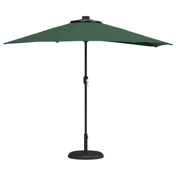 vidaXL Aed Parasol Pool Roheline 294 x 150 x 224 cm kangas
