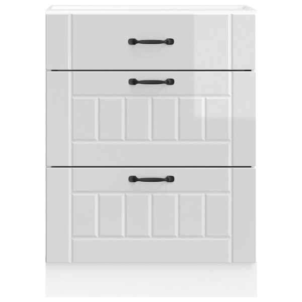 vidaXL k&ouml;&ouml;gip&otilde;randakapp "Lucca", k&otilde;rgl&auml;ikega valge, t&ouml;&ouml;deldud puit