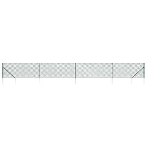 vidaXL v&otilde;rkaed vaiadega, roheline, 1 x 10 m