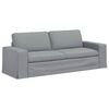 vidaXL Diivan Helehall 222 x 80 x 82 cm kangas