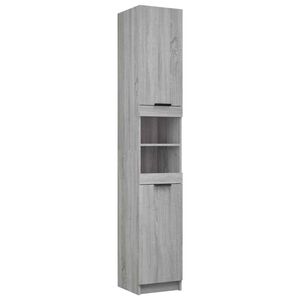 vidaXL vannitoakapp, hall Sonoma , 32x34x188,5 cm, tehispuit