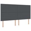vidaXL LED peatoed LED-ribadega peaga Tumehall 180 cm Korter kangas