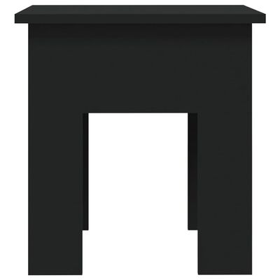 vidaXL kohvilaud, must, 40 x 40 x 42 cm, puitlaastplaat