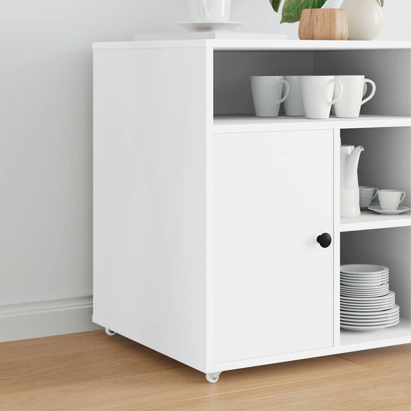 vidaXL Rattakandur 12 pcs Valge 42 x 11,5 x 29 mm Raud