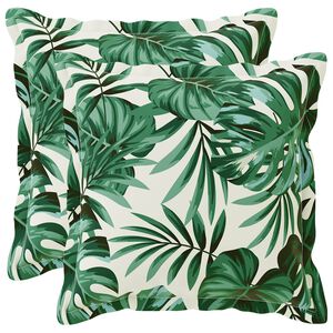 vidaXL Diivanipadi 2 tk HOUTEN Lehe muster 30 x 30 cm Pol&uuml;ester