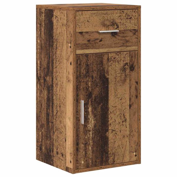 vidaXL Kõide sahtliga Vana puit 38 x 34 x 75 cm