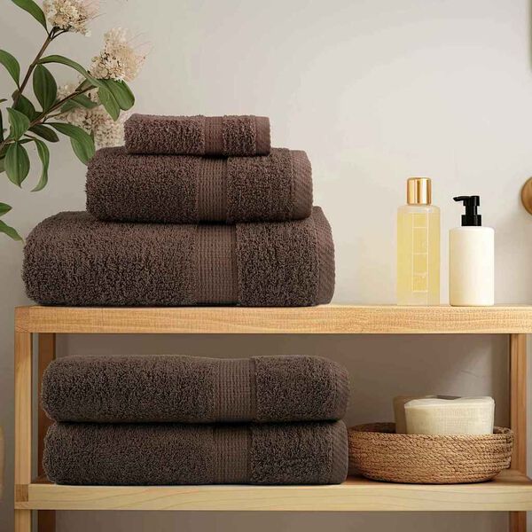 vidaXL Pesulapid SOLUND Pruun Puuvill