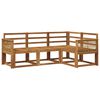 vidaXL V&auml;li diivanikomplekt 4 pcs Naturaalne Tugev akatsiapuu