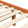 vidaXL Voodi raam Vahapruun 205,5 x 185,5 x 100 cm Kindel m&auml;nnipuidust