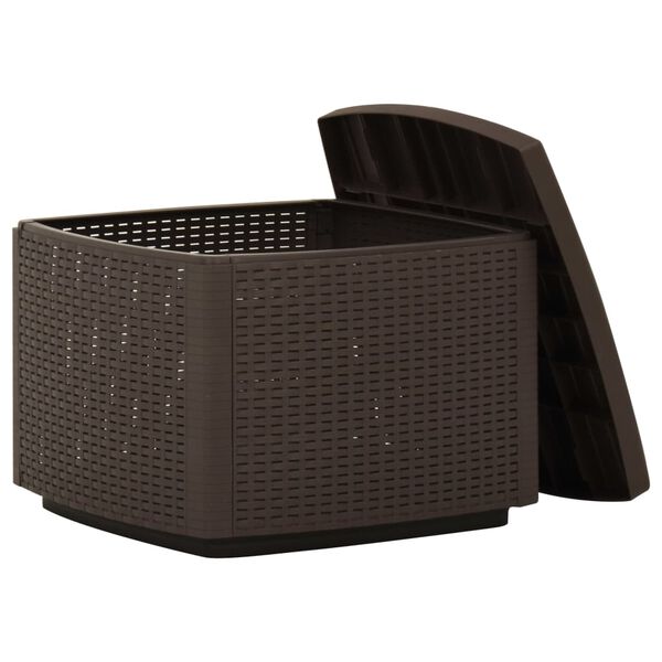 vidaXL aialaud, helepruun, 53 x 53 x 40 cm, plast