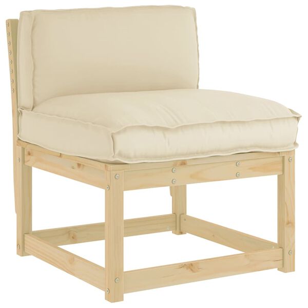 vidaXL Padi Beež 80 x 40 x 12 cm Oxfordi kangas