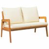 vidaXL Aiapink padjaga &Otilde;lilahus 115 x 65 x 71 cm Tugev akatsiapuu