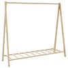 vidaXL riiulitega riidenagi, 106x34x102 cm, bambus