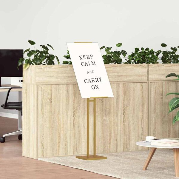 vidaXL Messin&auml;itus Displays Kuldne 26,5 x 26,5 x 150 cm Teras