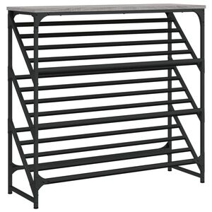 vidaXL kingakapp, hall Sonoma tamm, 90 x 30 x 85 cm, tehispuit