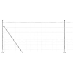 vidaXL Aiapost Galvaniseeritud 25 x 1,2 m Teras