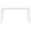 vidaXL aialaud, 150 x 90 x 72 cm, PP, valge