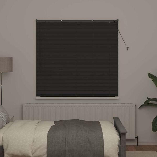 vidaXL Venetsi Rulood Tumehall 175 x 140 cm Alumiinium