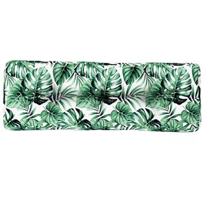 vidaXL euroaluse istmepadi, lehemuster, 120x40x12 cm, kangas